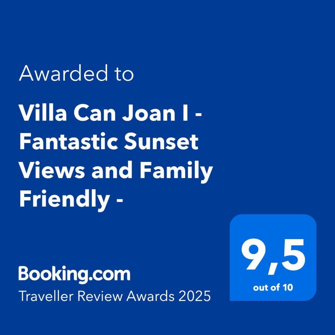 Villa Can Joan I - Fantastic Sunset Views And Family Friendly - San Antonio  Exteriér fotografie